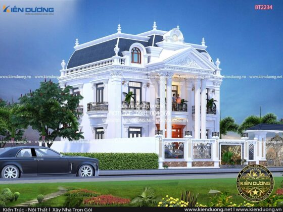 Nhà biệt thự 3 tầng đẹp hiện đại tại Quảng Ninh BT2234
