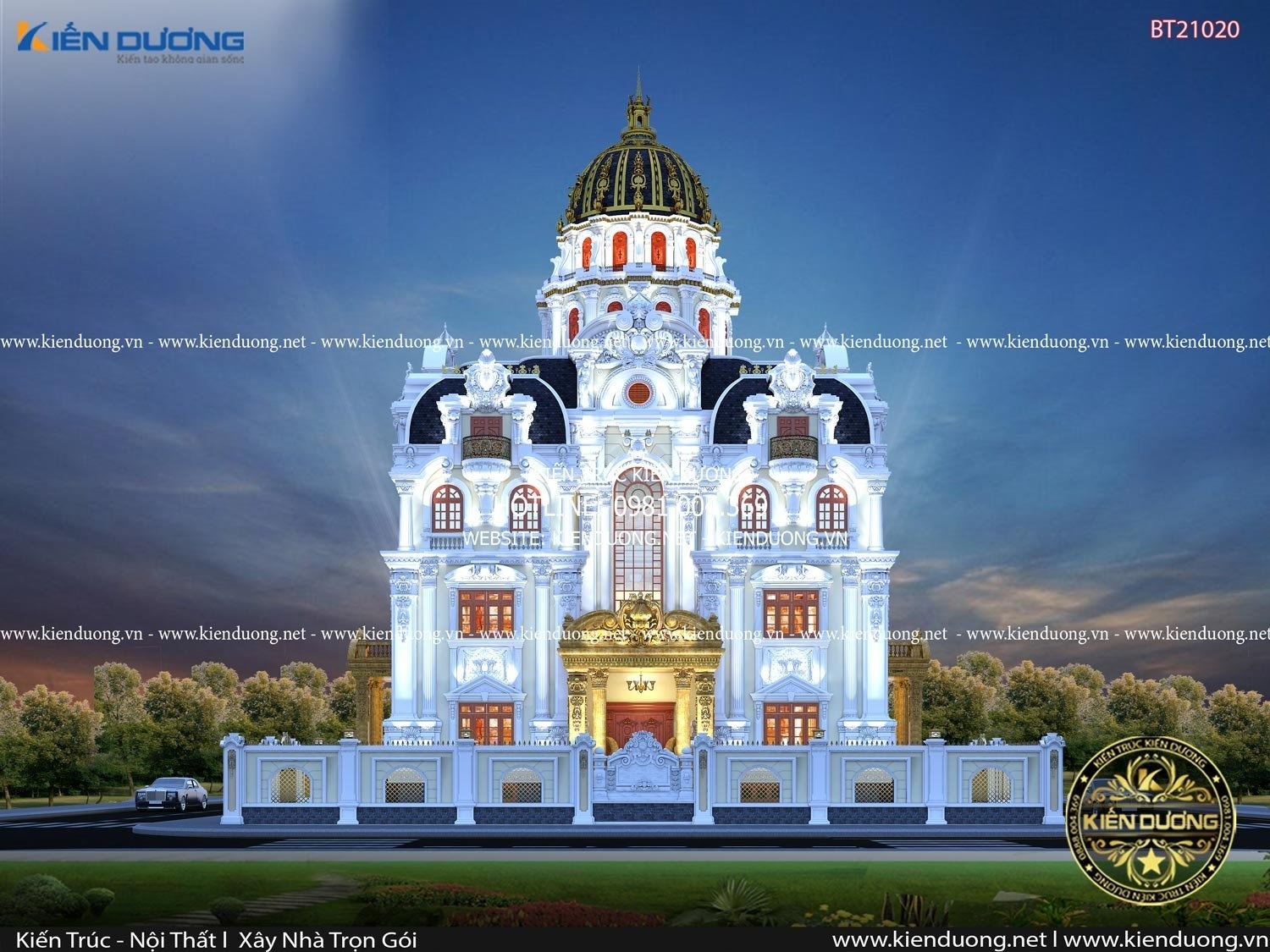 500+ mẫu thiết kế lâu đài dinh thự đẳng cấp xa hoa
