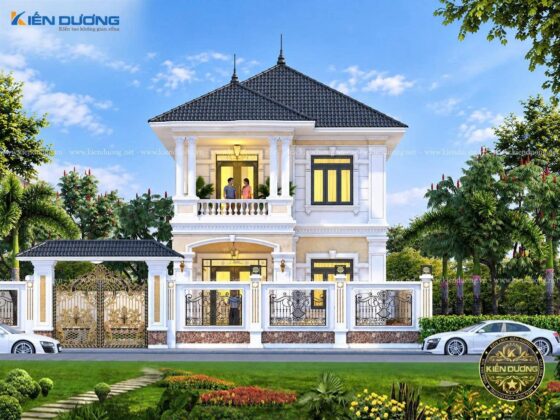 Biệt Thự 2 Tầng Mái Nhật Tân Cổ Điển 4 Phòng Ngủ
