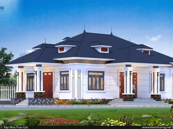 nhà vườn 1 tầng 2 mặt tiền 180 m2