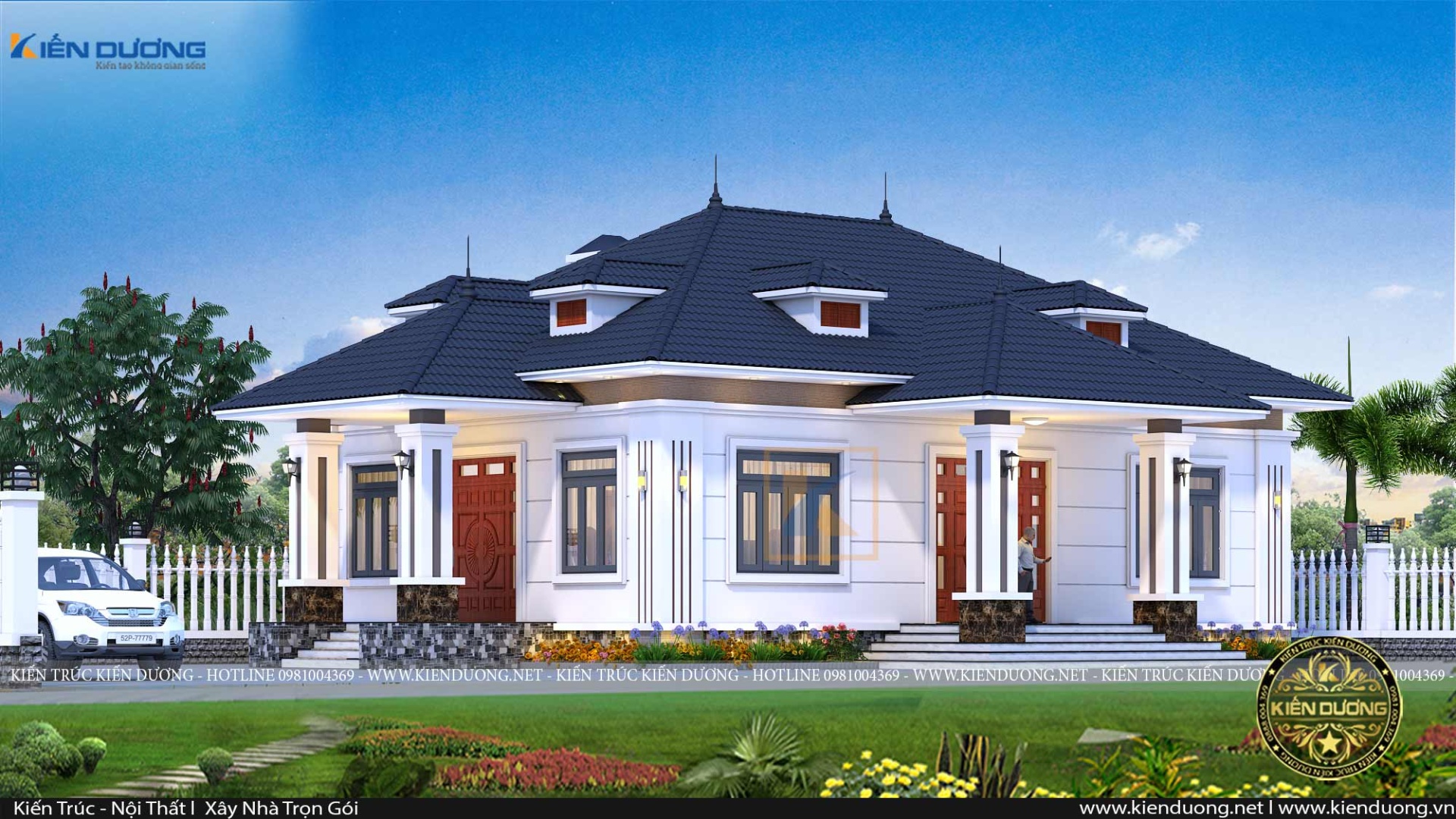 nhà vườn 1 tầng 2 mặt tiền 180 m2