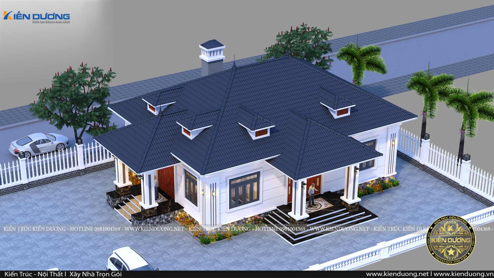 nhà vườn 1 tầng 2 mặt tiền 180 m2